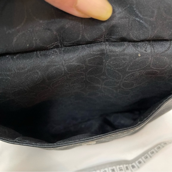 Fossil Womens ZB2840 Black Leather Flap Front Wallet Crossbody Bag - Picture 11 of 13